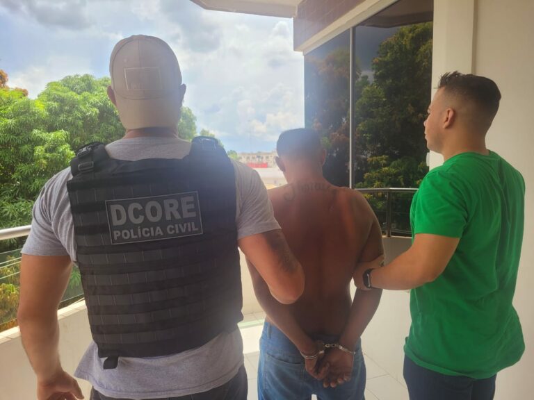 PolĂcia prende foragido do Amazonas em Rio Branco, acusado de homicĂdio