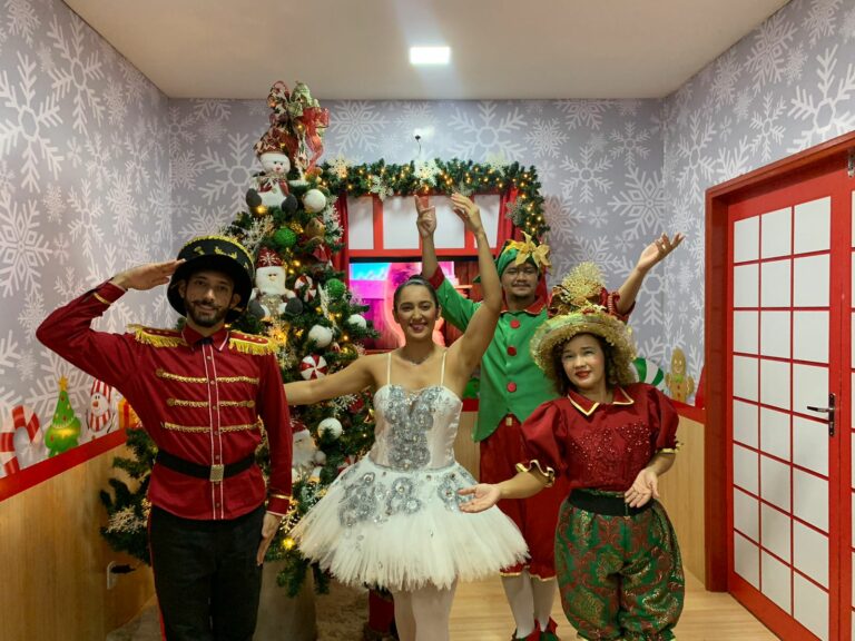 Conheça a Casinha do Papai Noel do centro de Rio Branco; VÍDEO E FOTOS