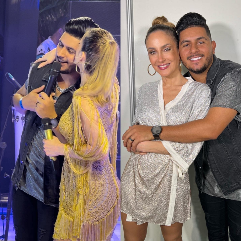 VÍDEO: Do Acre, Matheus Lira canta com Claudia Leitte, ganha beijo e declaração da cantora