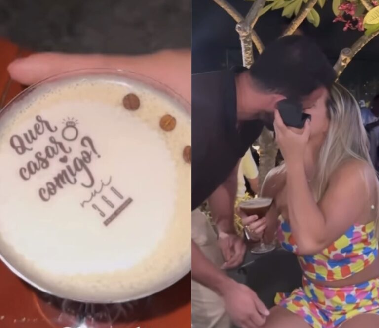 Biomédica acreana é pedida em casamento com drink em restaurante assinado por Erick Jacquin