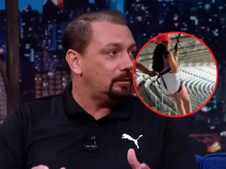 Imagens fortes: filha de Alê Oliveira despenca de tirolesa no Mineirão: “trauma fica para sempre”