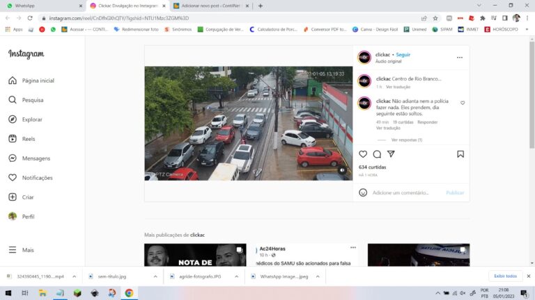 Câmera de segurança flagra roubo de moto em plena luz do dia, em Rio Branco; vídeo
