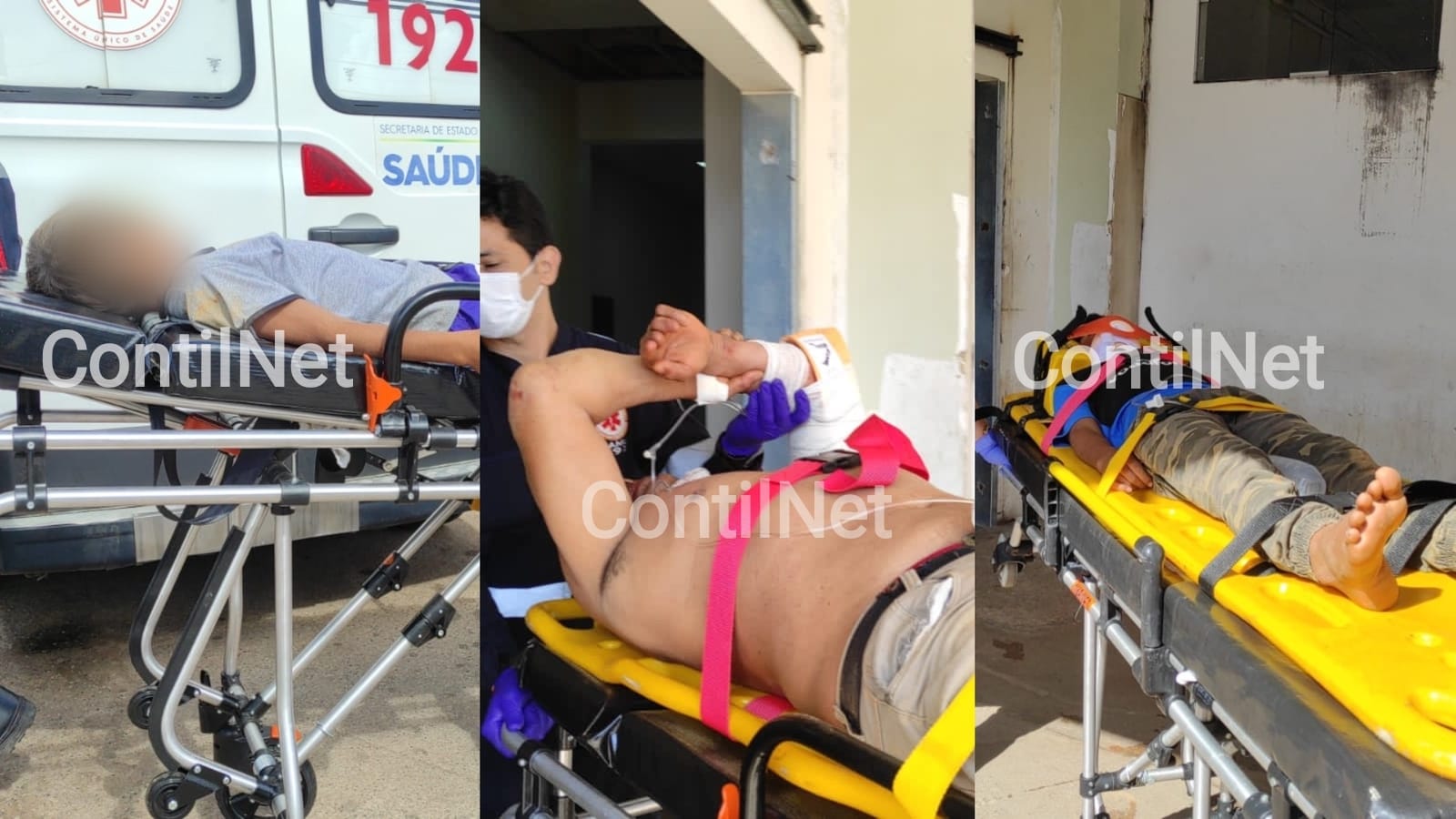 Com três crianças em uma moto, homem bate em barranco ao desviar de veículo no Acre Com três crianças em uma moto, homem bate em barranco ao desviar de veículo no Acre
