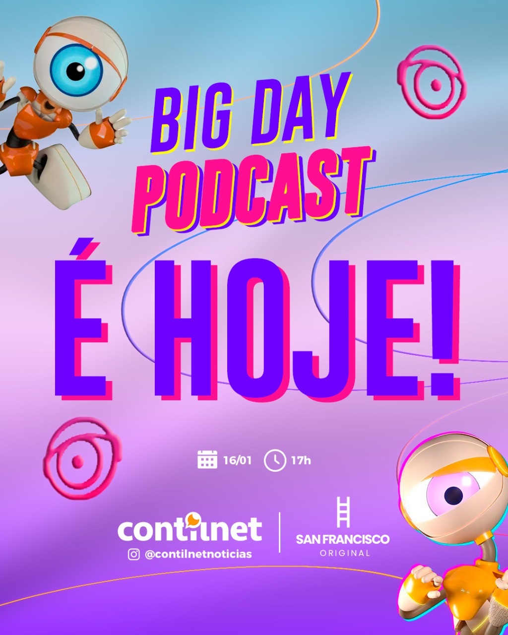 AO VIVO: ContilNet e Sans Filmes estreiam podcast para comentar sobre a edição do BBB23
