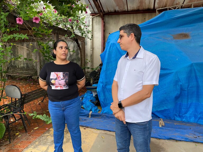 Calegário visita espaço onde será construído centro de acolhimento Família Azul nesta segunda