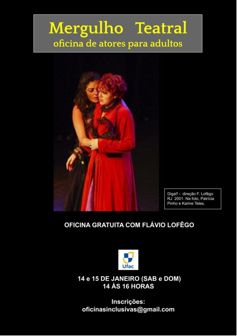 Oficina de teatro é oferecida de forma gratuita na Ufac