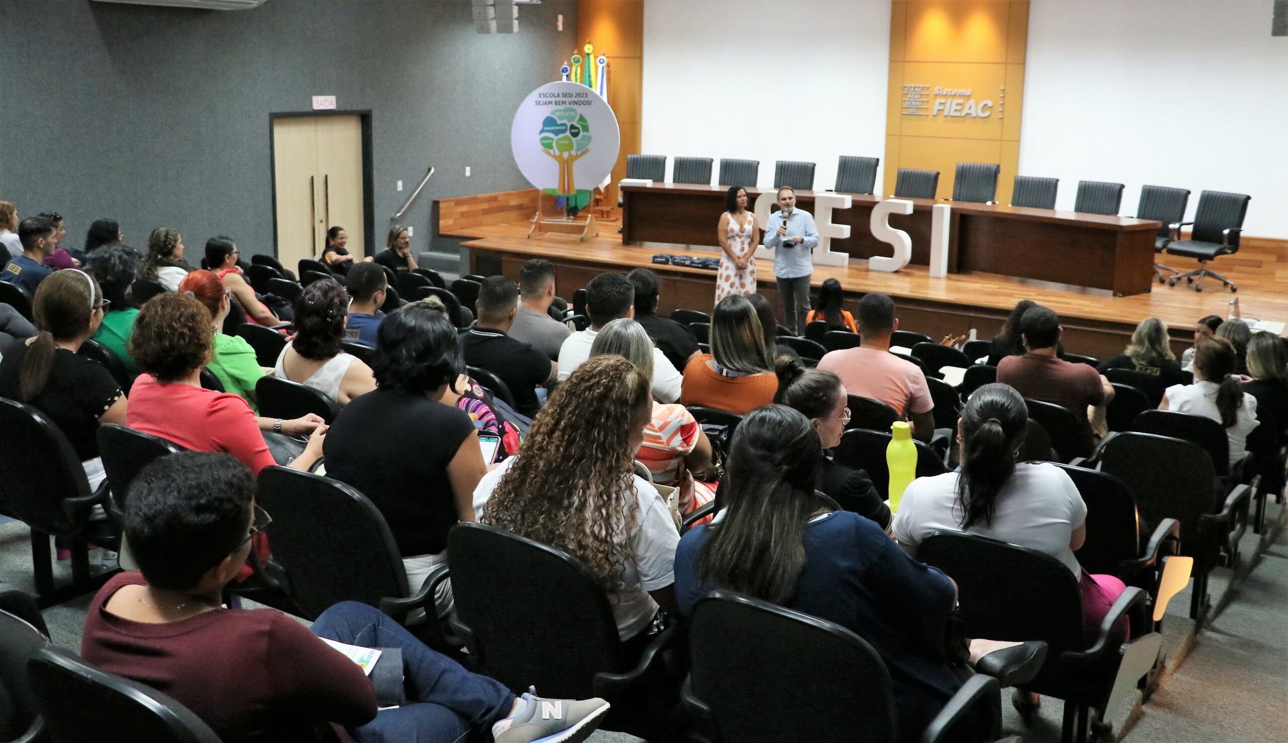 Escola Sesi realiza acolhida a professores e colaboradores para o ano letivo de 2023