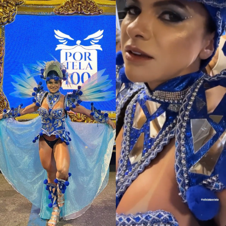 Destaque da Portela, acreana Leane Teles exibe corpão e reina na Sapucaí do RJ; VEJA FOTO