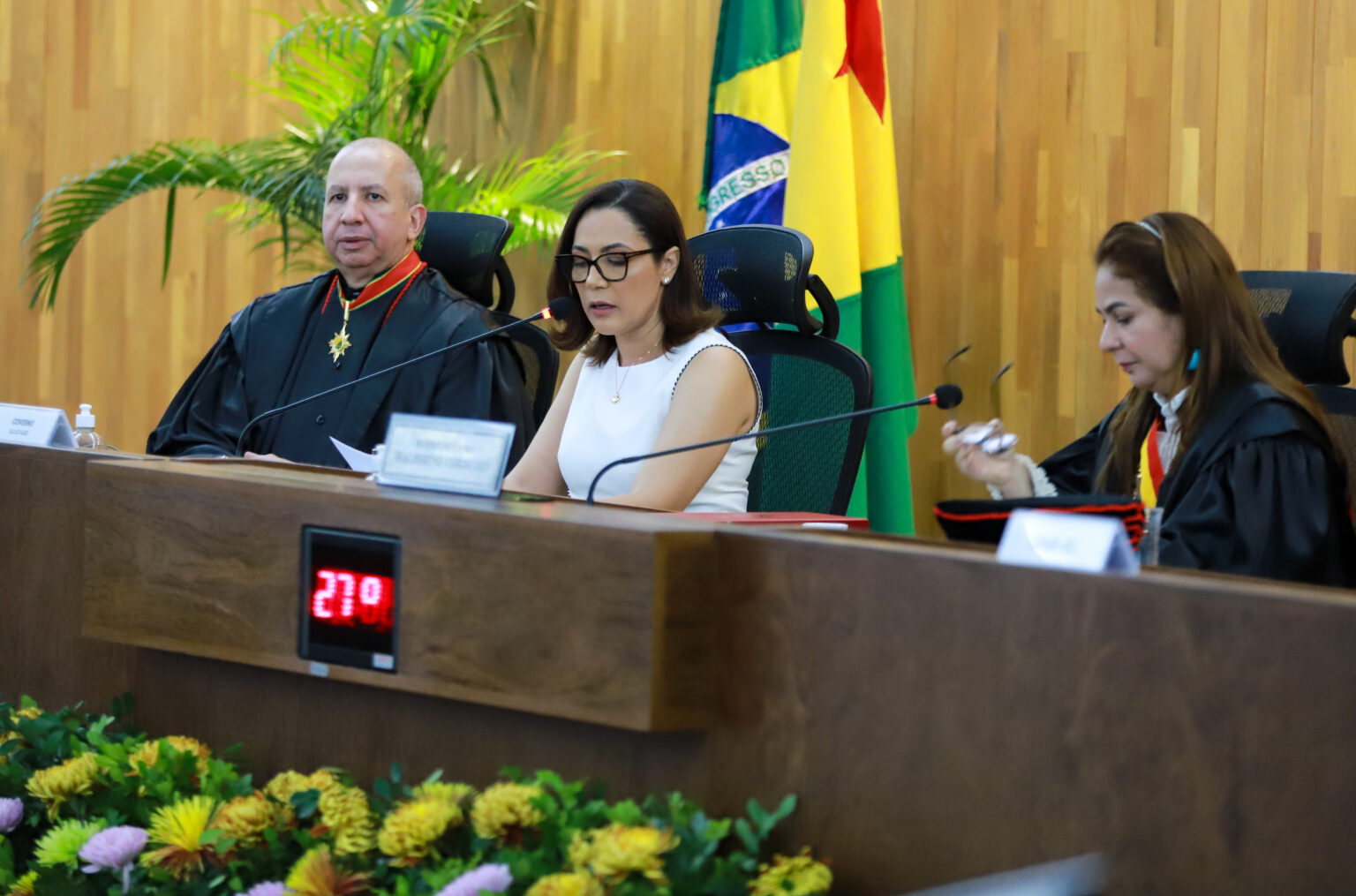 Mailza defende a democracia e união das instituições na abertura do Ano Judiciário Mailza defende a democracia e união das instituições na abertura do Ano Judiciário