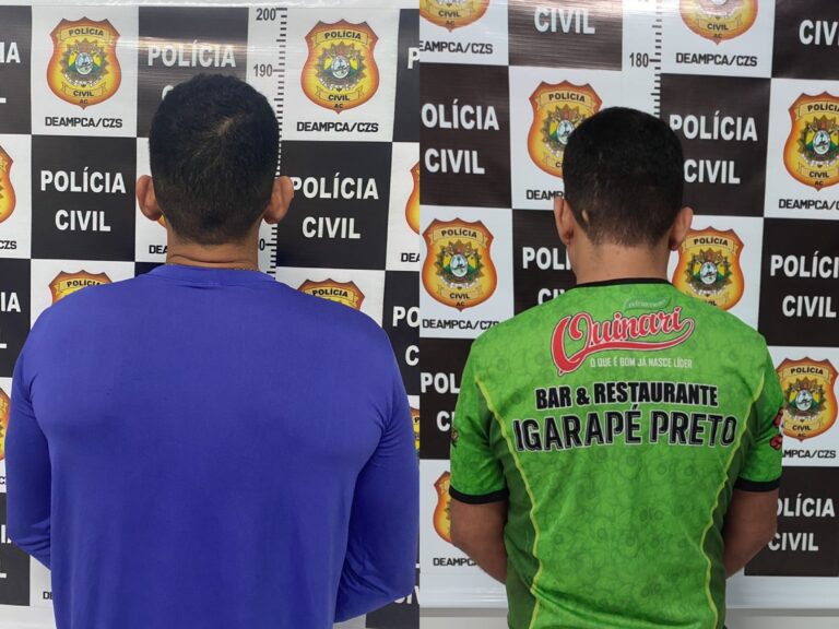 Homens que agrediram esposas são presos pela polícia no interior do Acre