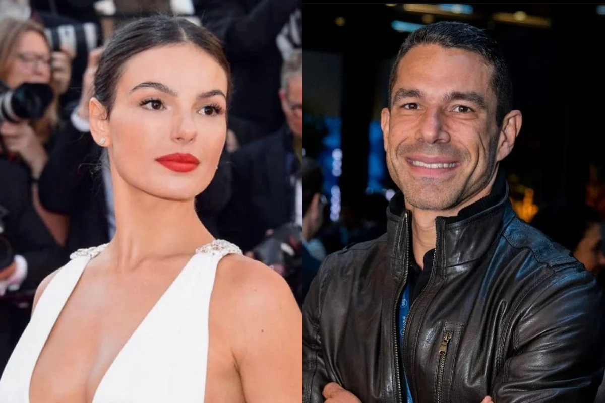 Isis Valverde e Marcus Buaiz, ex de Wanessa, trocam beijos em Paris