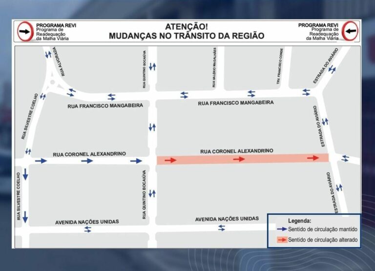RBtrans muda sentido de uma das principais ruas do Bosque; confira alteração