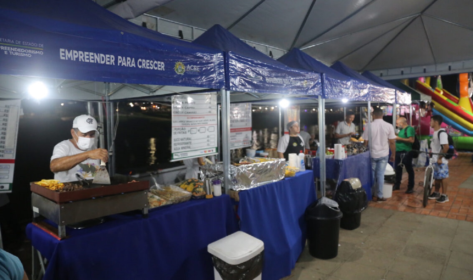 Feira Gastronômica acontece nesta quinta em frente ao Palácio, com música e diversão