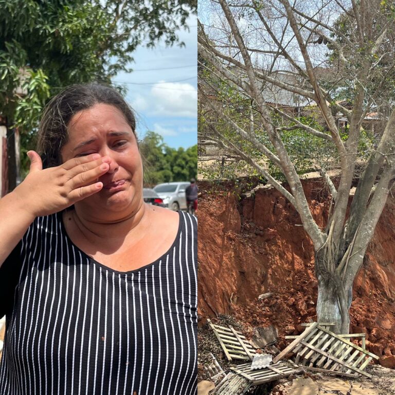 “É nosso sustento”, diz dona de bar com 50 anos de história que foi destruído por erosão no Rio Acre