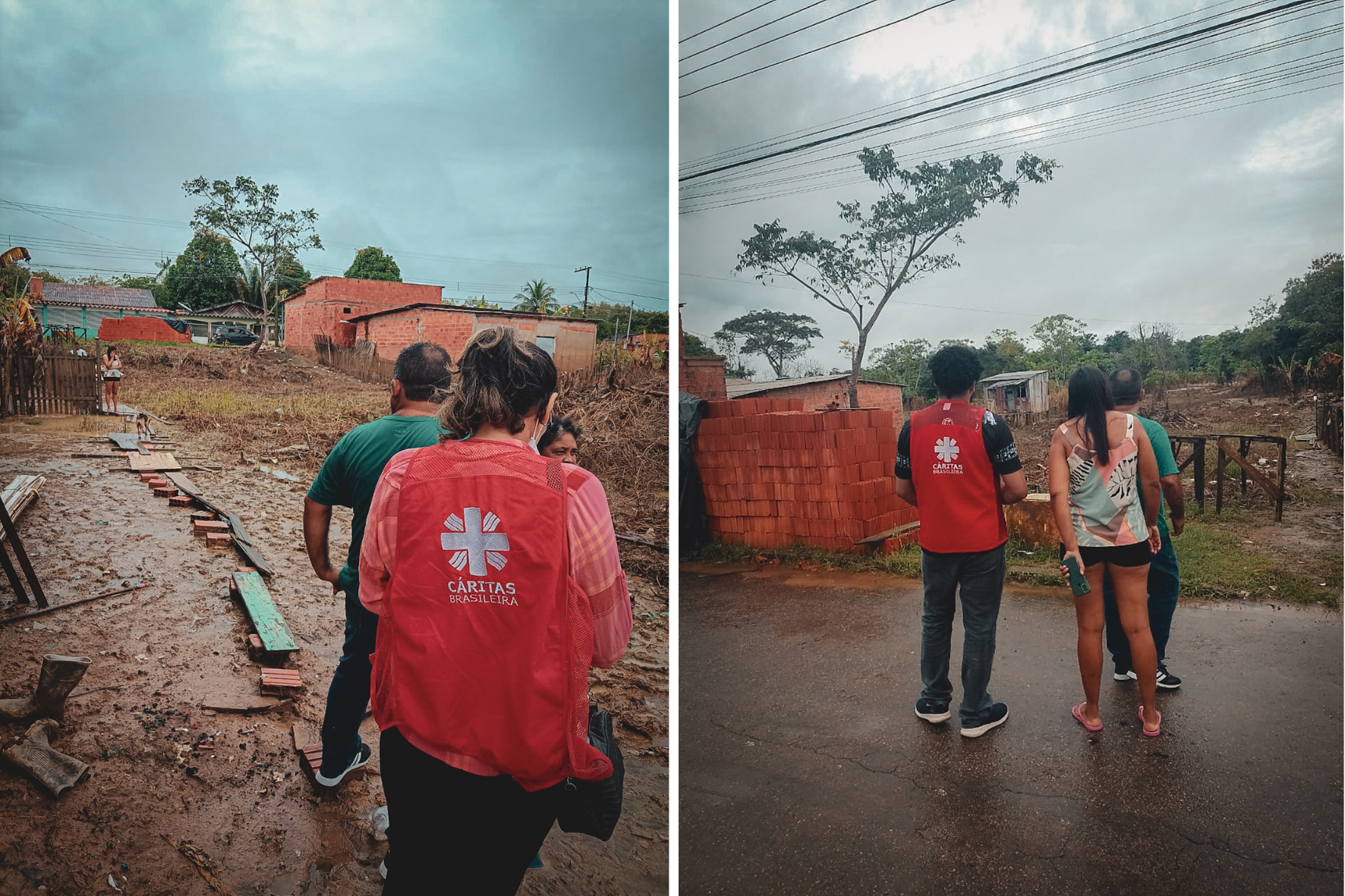 Cáritas Brasileira vai pagar benefício para famílias atingidas pelas enchentes