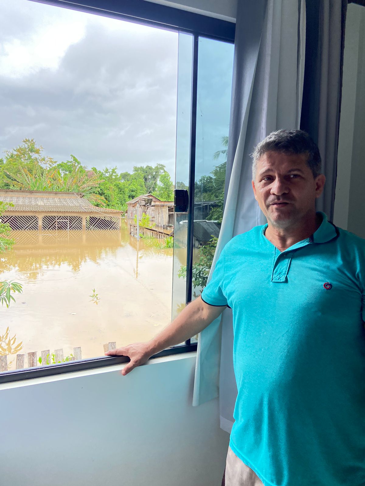 Morador da Gameleira há 40 anos diz que Rio Acre já apresenta sinais de vazante: “Experiência”