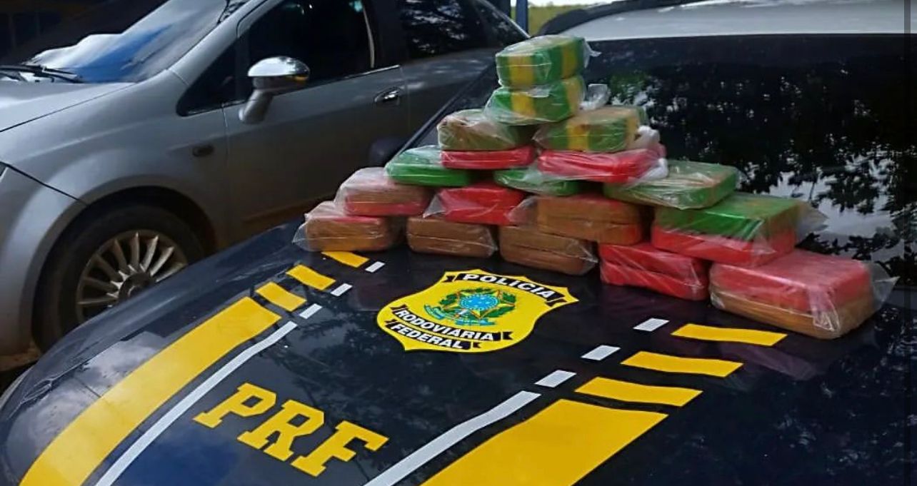 PRF apreende quase 30KG de pasta base de cocaína no interior do Acre