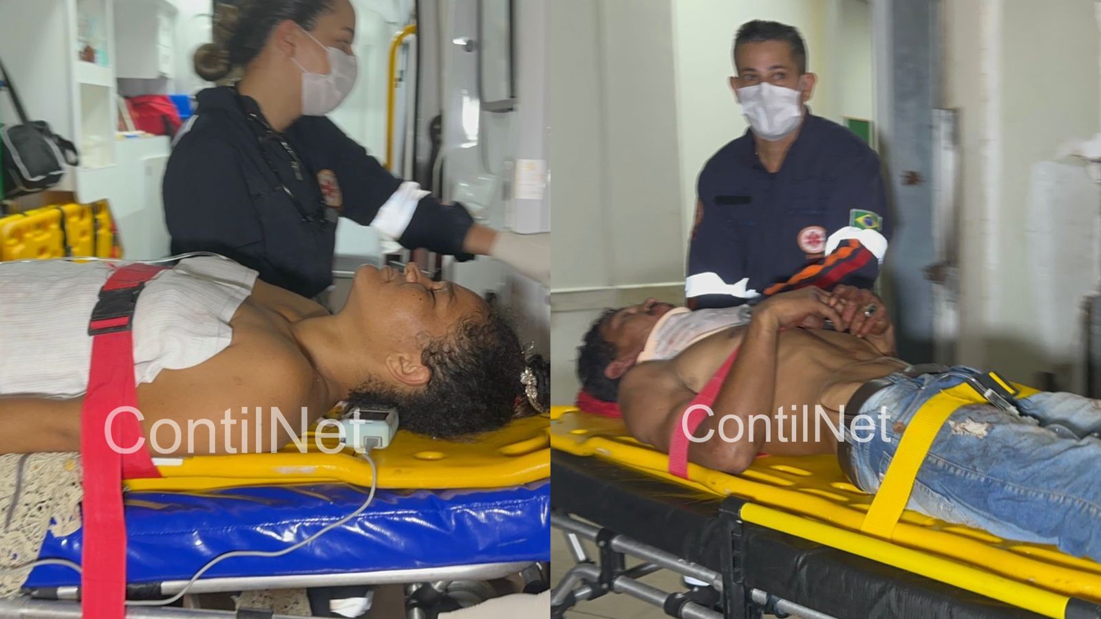 Casal vai parar no PS após ser atacado a golpes de faca e terçado em Rio Branco