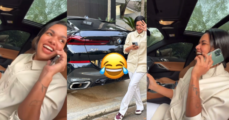 VÍDEO: Jéssica Ingrede ostenta carrão de luxo do goleiro Weverton avaliado em mais R$ 1 milhão