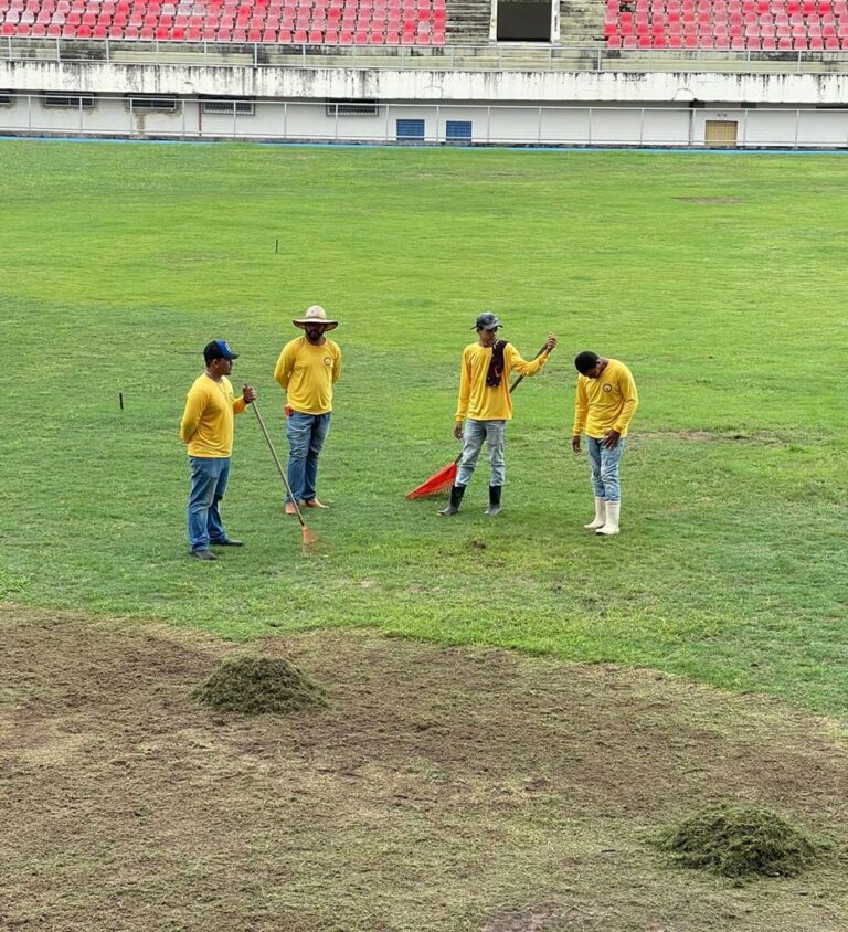 Com previsão de entrega em 60 dias, Governo inicia reforma da Arena da Floresta