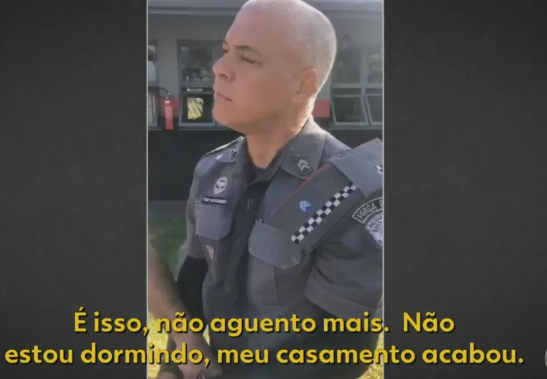 PM fez vídeo após matar colegas dentro de batalhão: ‘Não aguento mais’