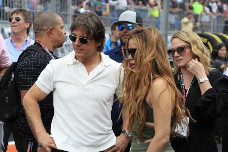 Shakira pediu para Tom Cruise ‘deixá-la em paz’ após F1, diz revista