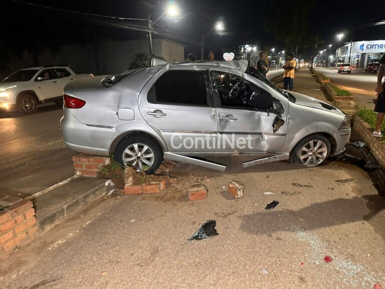 Após capotar veículo com esposa e filho de 9 anos, homem foge da cena do acidente