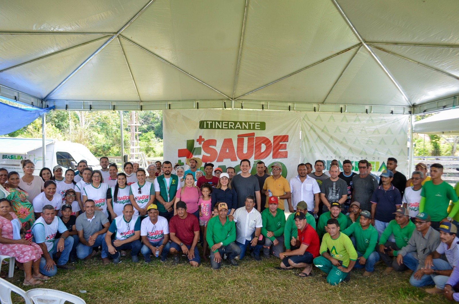 Prefeitura de Brasiléia realiza Itinerante rural no mete-bala e entrega ramal recuperado à comunidade