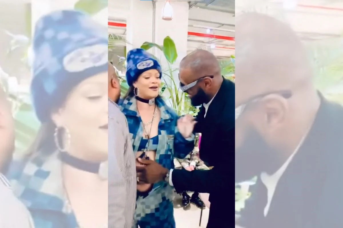 Vídeo: LeBron James faz carinho na barriga de Rihanna, grávida do segundo filho
