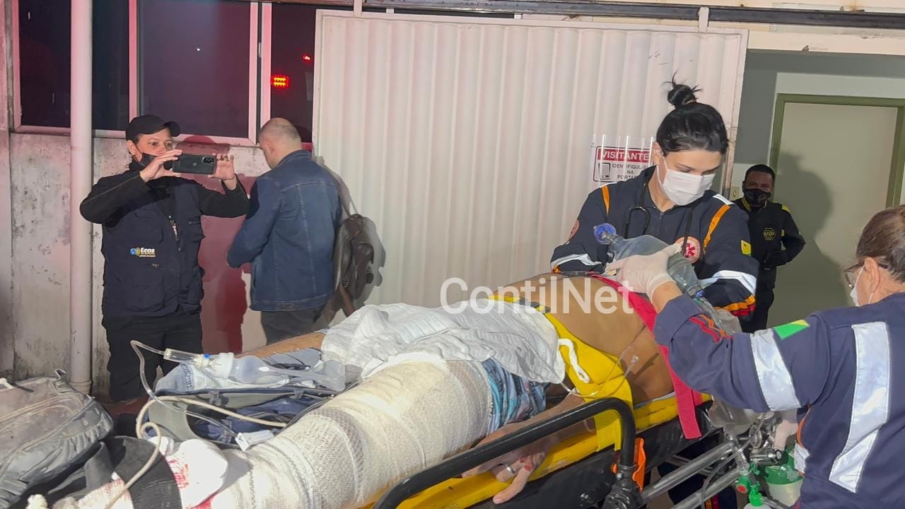 Em Rio Branco, motorista invade contramão, bate e arrasta motociclista e foge sem prestar socorro
