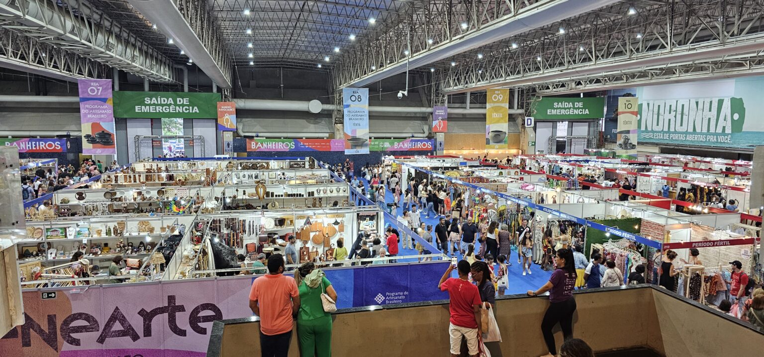Estande do Acre é destaque na Feira Nacional de Negócios do Artesanato