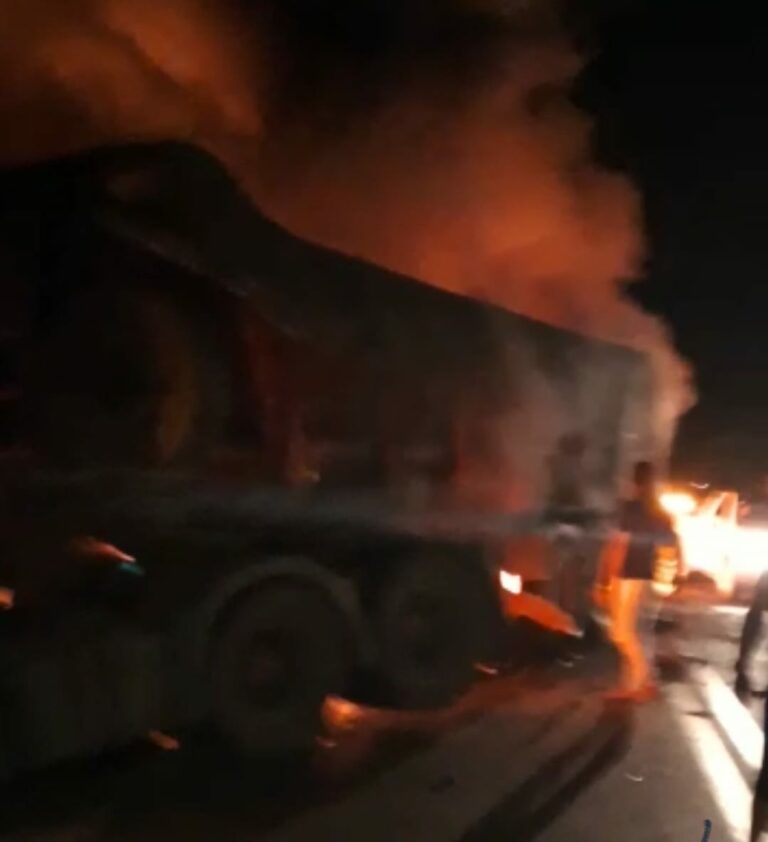 Vídeo fatal: médico morre carbonizado ao bater contra carreta na BR-364