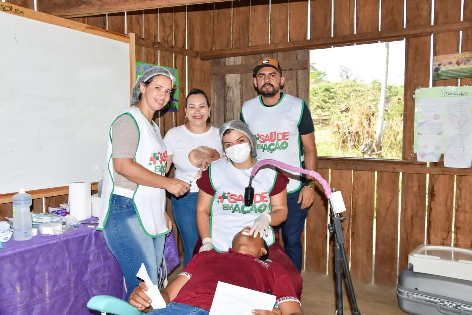 Prefeitura de Brasiléia realiza mais de mil atendimentos de saúde na comunidade Cantina