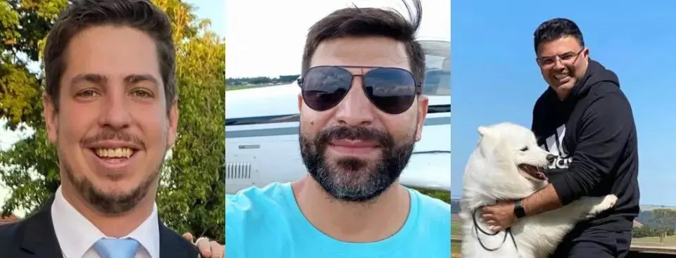 Saiba quem são os servidores e piloto mortos em queda de avião no PR