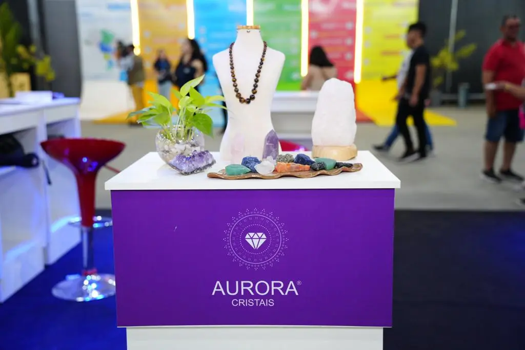 Aurora Cristais está no Balcão de Negócios do Sebrae na Expoacre 2023