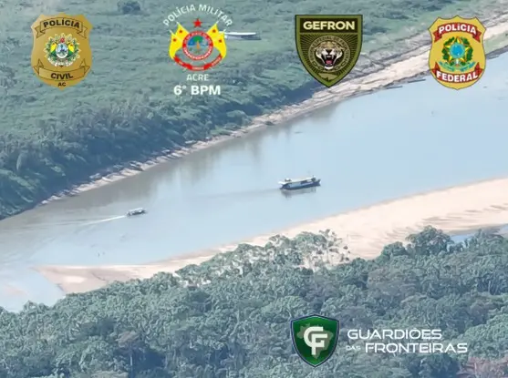 Polícia do Acre prende peruano que traficava quase 40 kg de drogas em barco