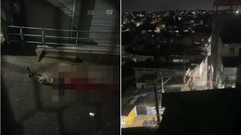 VÍDEO: Homem ataca PM e morre em meio a tiroteio entre facções rivais