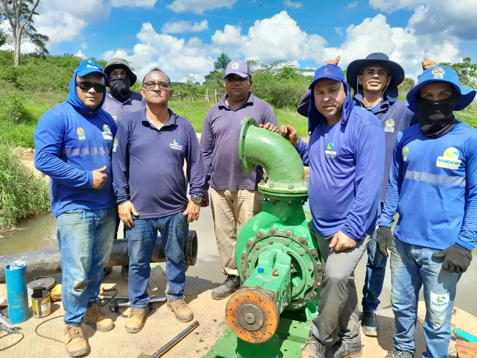 Saneacre realiza intervenções e melhorias em sistemas de abastecimento de água