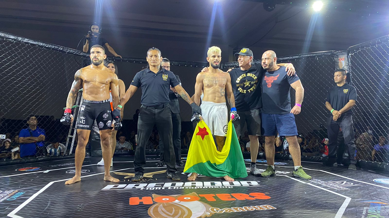 Com belo nocaute, acreano vence luta em evento de MMA no México; assista aqui