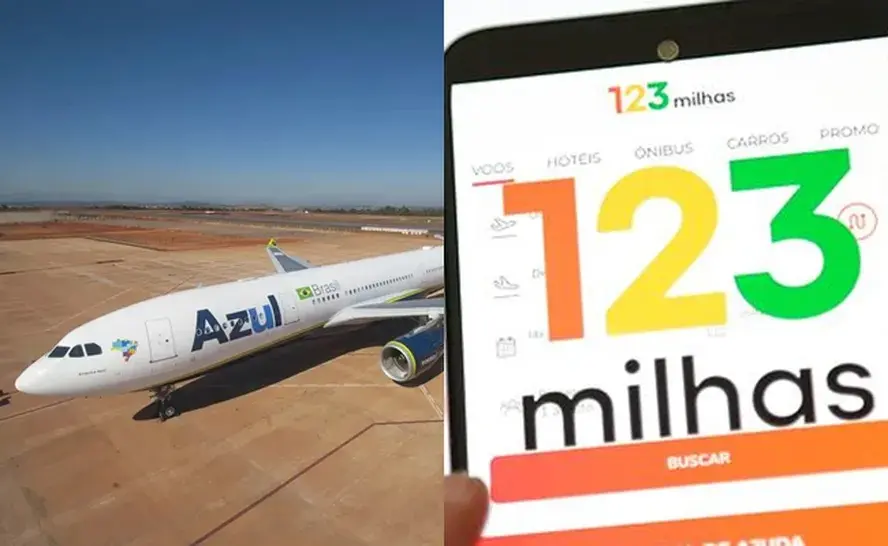 123 Milhas acusa Azul de ser uma das culpadas por sua crise