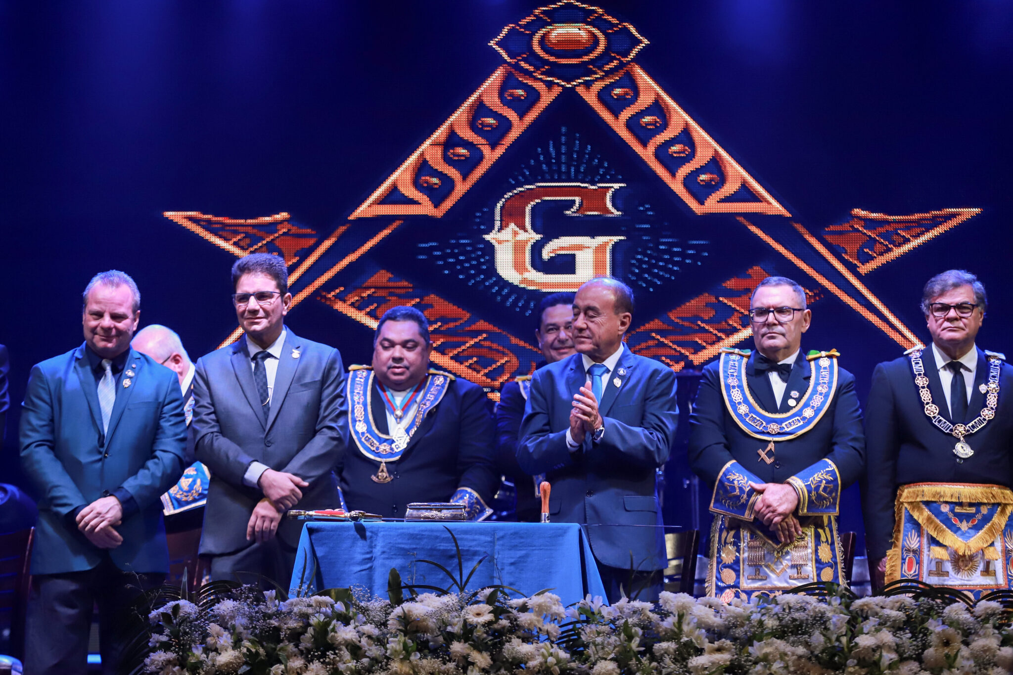 Gladson prestigia comemoração dos 50 anos da Grande Loja Maçônica do Estado do Acre