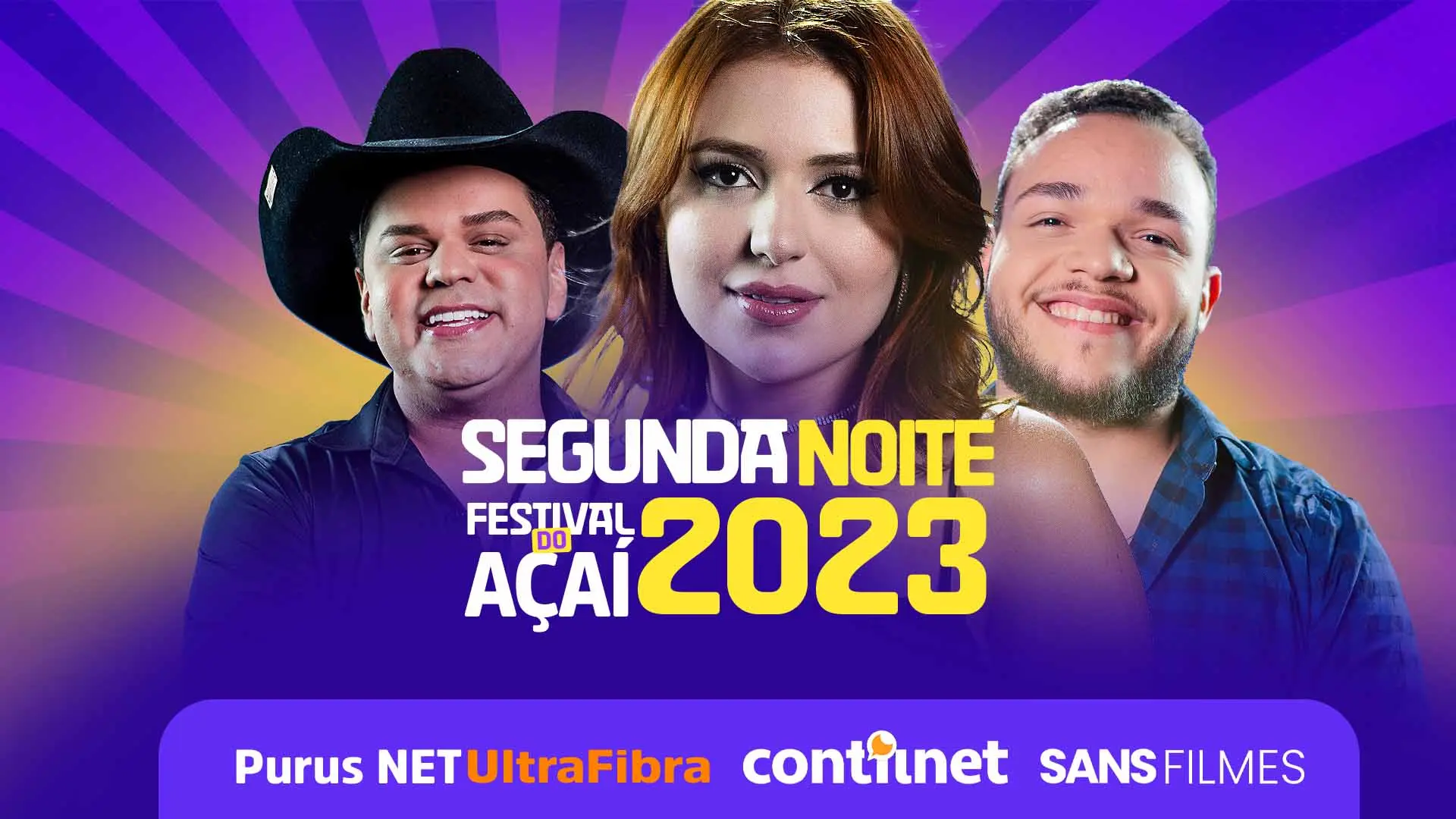 Acompanhe a transmissão da 2ª noite do Festival do Açaí pelo ContilNet, Sans Filmes e TV Rio Branco