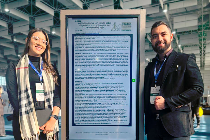 Acadêmicos de Medicina da Uninorte apresentam trabalho no Congresso Brasileiro de Cirurgia