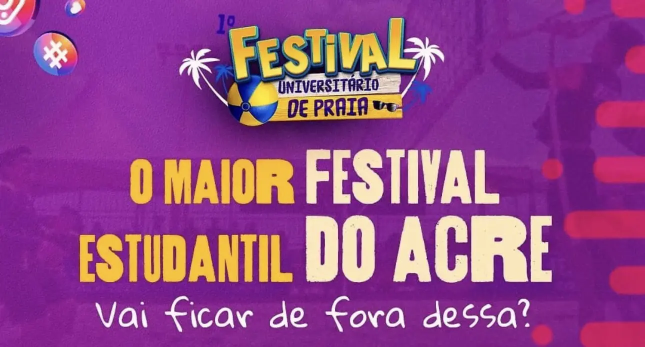 Brasiléia sedia 1º Festival Universitário de Praia; veja programação