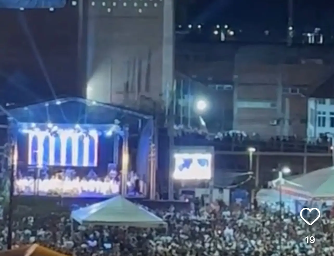 Fiéis participam do encerramento do Novenário de Nossa Senhora da Glória em Cruzeiro do Sul