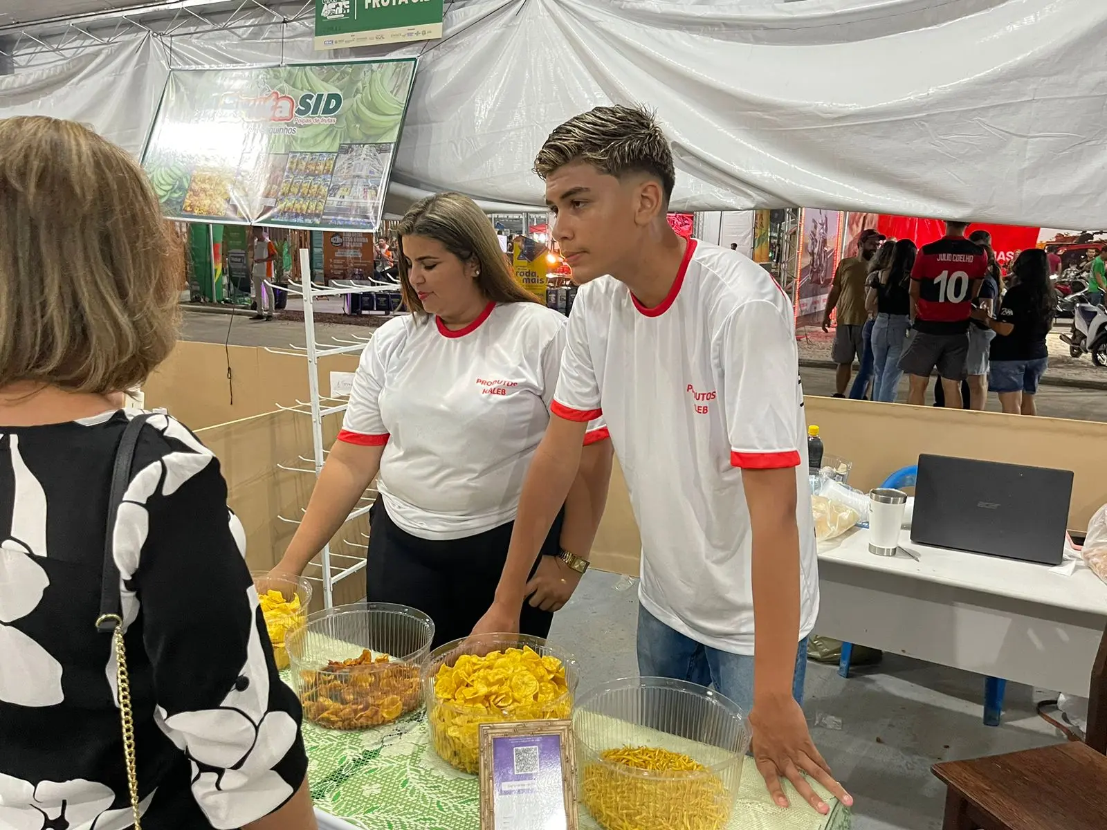 Inovação: família cruzeirense cria ‘banana palha’ e bomba na ExpoAcre Juruá