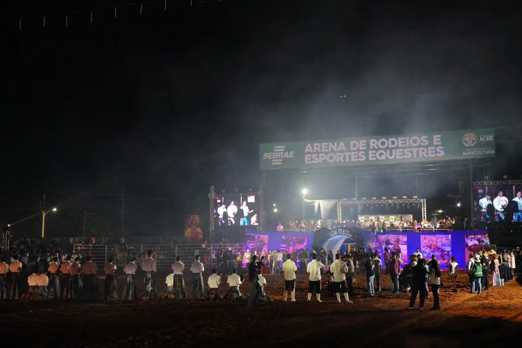 Sexta noite de Expoacre 2023 é marcada pela abertura do Rodeio; FOTOS