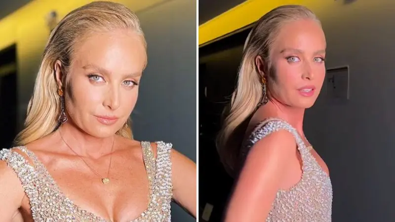 Angélica causa com vestido transparente no Criança Esperança: “A mais linda da noite”