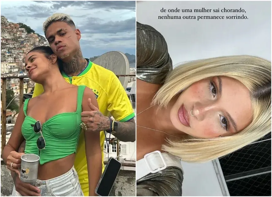 Ex de MC Cabelinho entra na polêmica e alfineta suposta traição: “Mulher sai chorando”