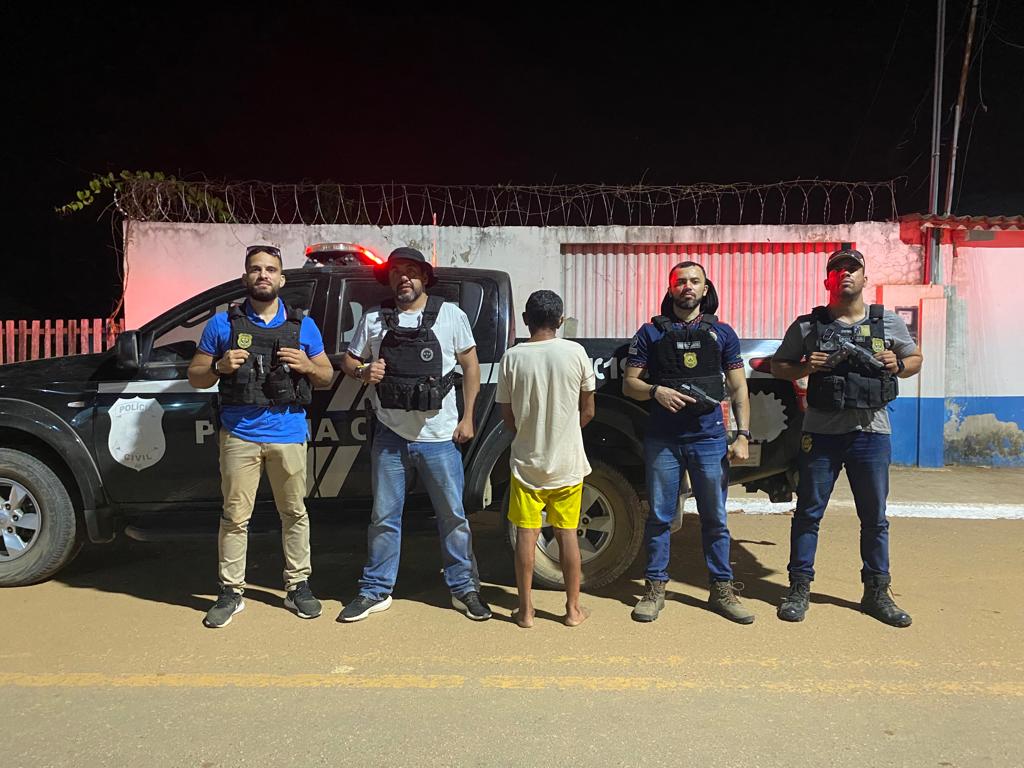 Polícia Civil prende autor de feminicídio no Bujari